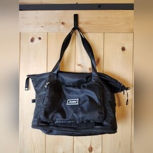 The Foldie Black Expandable Travel Bag NWOT